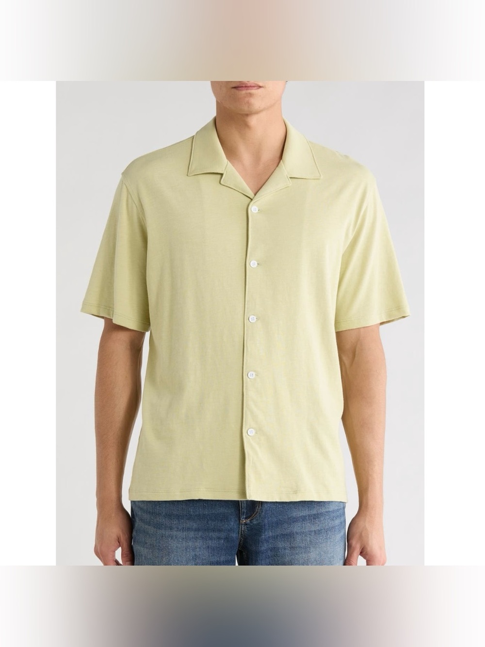 RAG & BONE Slub Cotton Camp Shirt